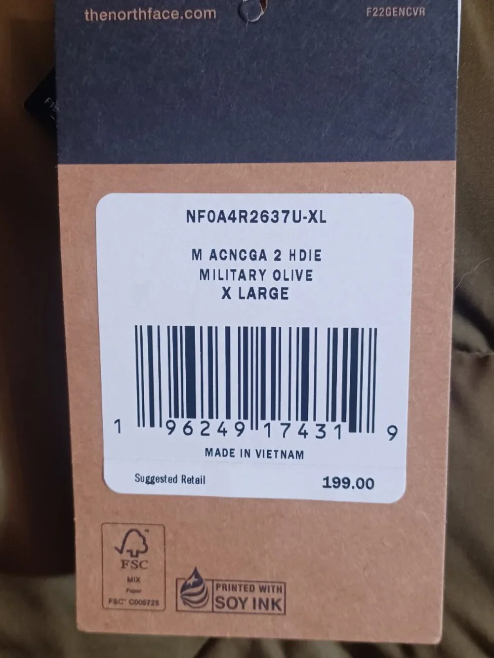 The North Face this green